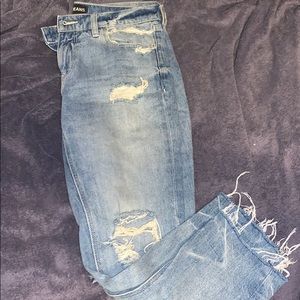 Express girlfriend jeans